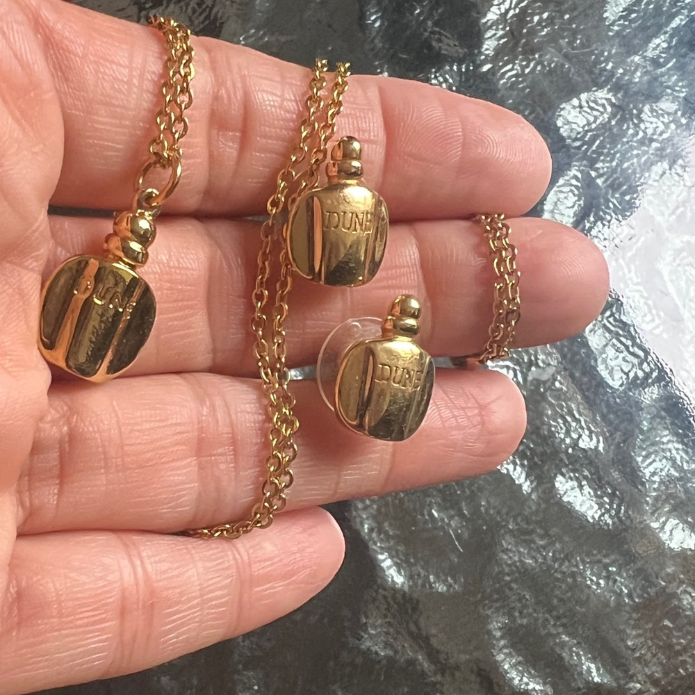 Christian Dior necklace & earring set